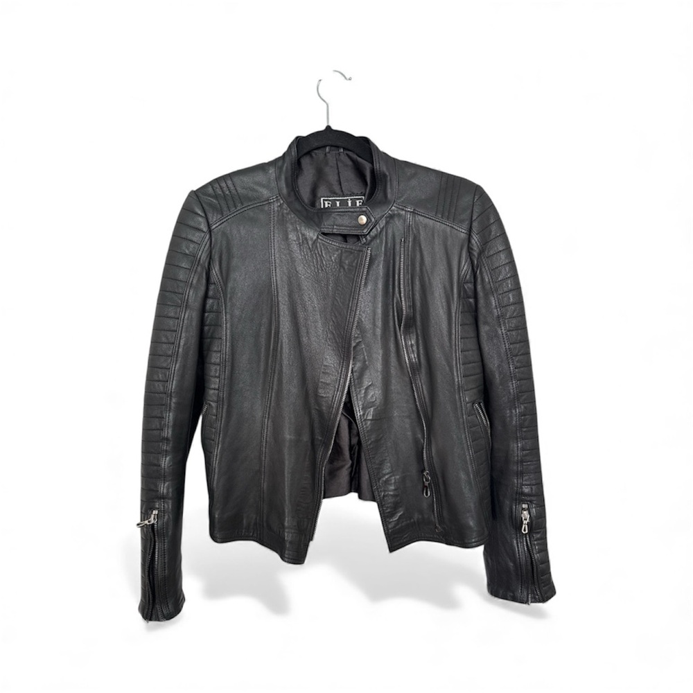 Black Leather Jacket for Women